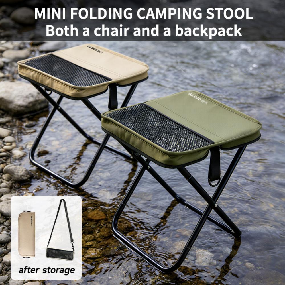 Mesh Crossbody Folding Stool