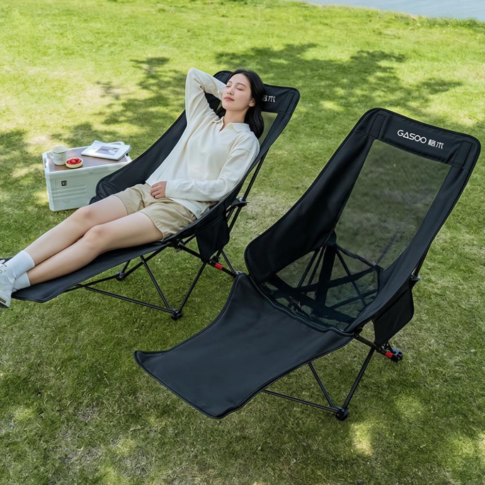 Outdoor Camping Tables and Chairs Adjustable 4-Position Reclining Camping Chair with Footrest, Breathable Honeycomb Mesh High Back Foldable Lawn Lounge Chair, Heavy Duty 240lbs Portable Beach Picnic Fishing Outdoor Fold Recliner Chair